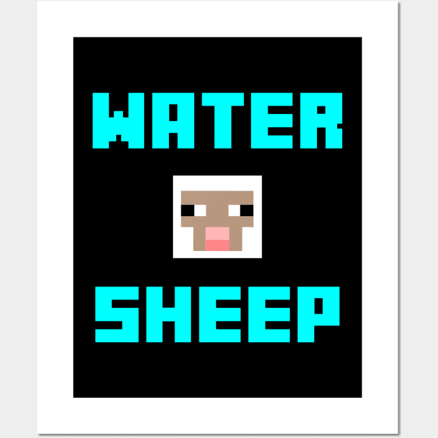 Water sheep Wall Art by Movielovermax